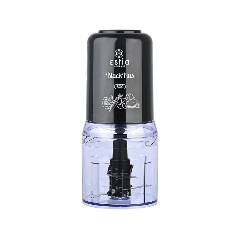 Estia Πολυκοπτης Black Plus 400W Με Πλαστικό Μπολ 500Ml