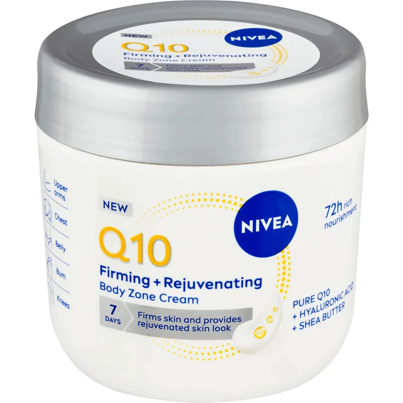 Nivea Q10 Firming & Rejuvenating Body Zone Cream Ενυδατική Κρέμα Σώματος που Συσφίγγει & Αναζωογονεί το Δέρμα 400ml