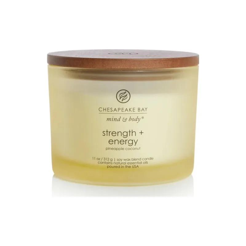 Chesapeake bay candle Strength & Energy Candle (three wicks) - 312.0 g