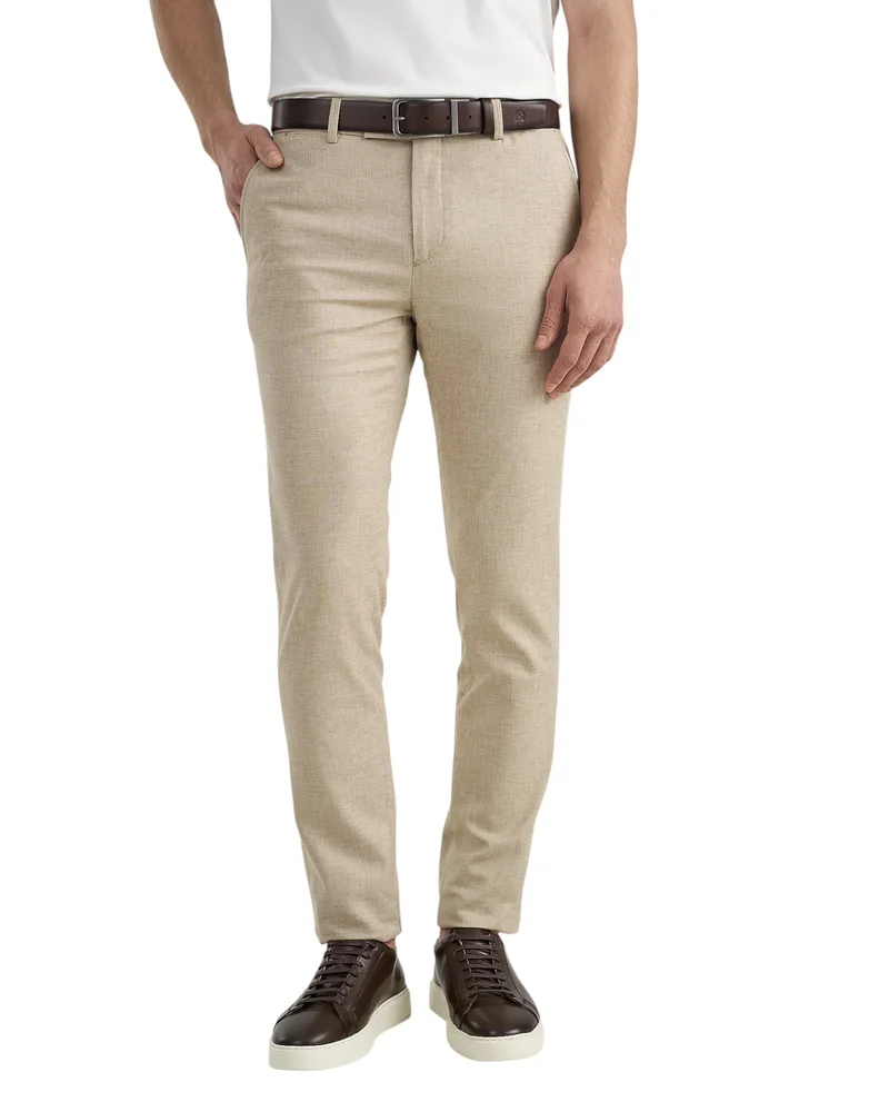 Monte Napoleone Ανδρικό Παντελόνι Chinos 261-61-3785-6139-2 Μπεζ