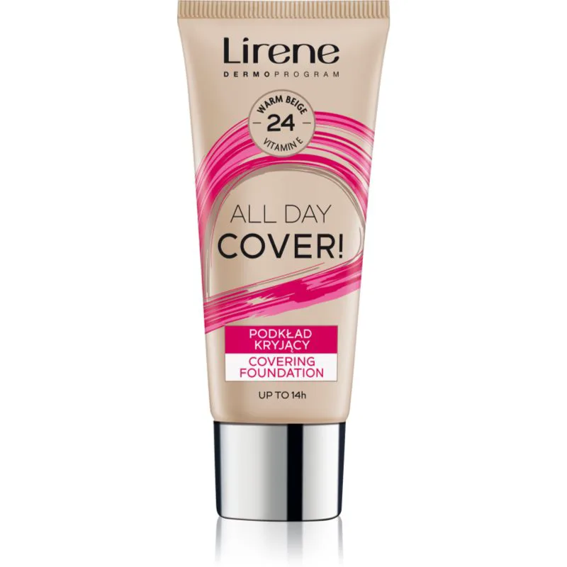 Lirene ALL DAY COVER! Υγρό μεικ απ υψηλής κάλυψης απόχρωση 24 Μπεζ 30 ml