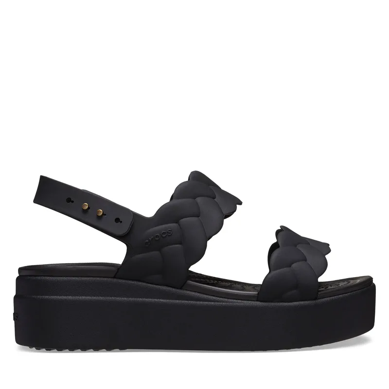 Σανδάλια Crocs Brooklyn Woven Upper LW 209977 Μαύρο