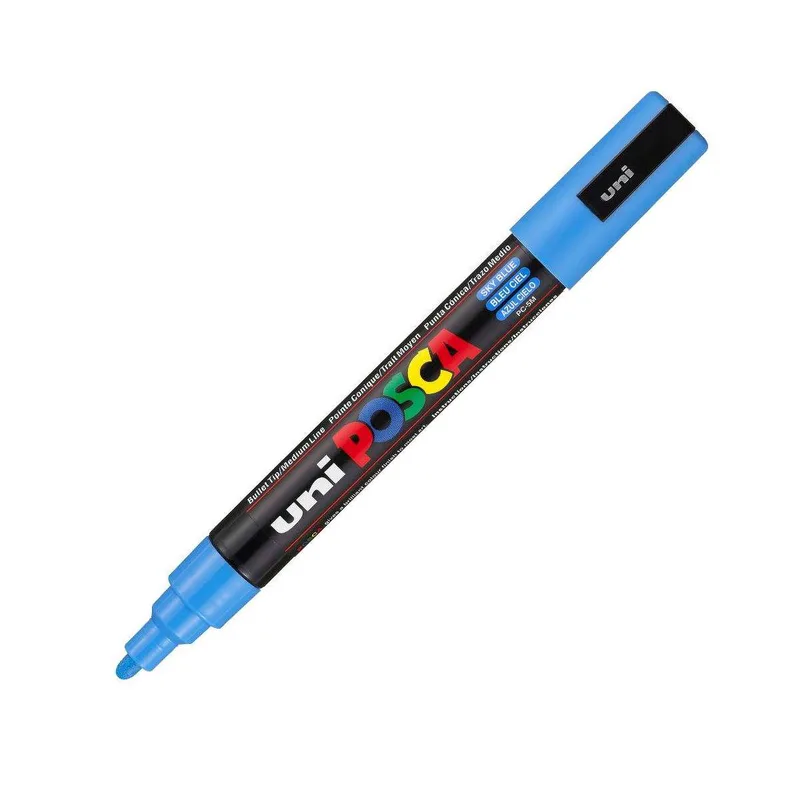 Μαρκαδόρος Posca Medium PC-5M Sky Blue 2.5mm Uni-Ball