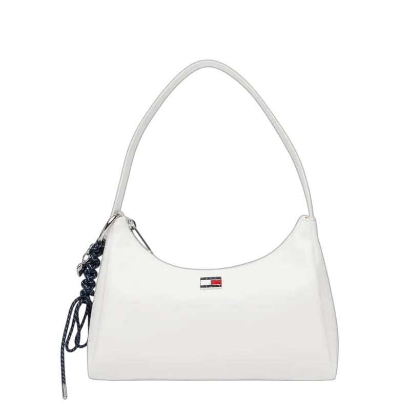 Γυναικεία Τσάντα Ώμου Λευκή Tommy Jeans AW0AW18458-YBL