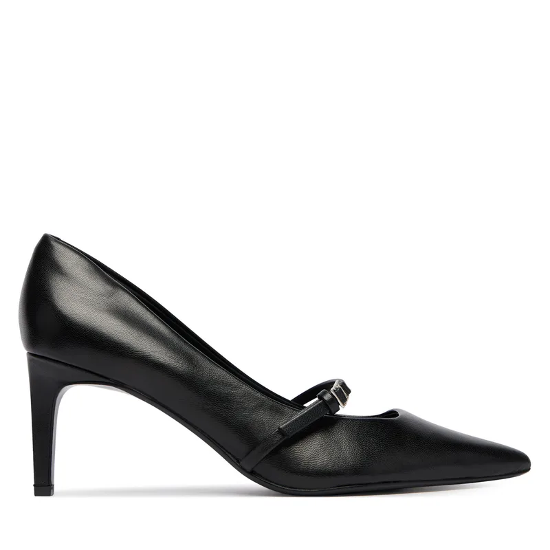 Γοβάκια Calvin Klein Ess Stiletto 70 Mj Lth Hdw HW0HW02952 Μαύρο