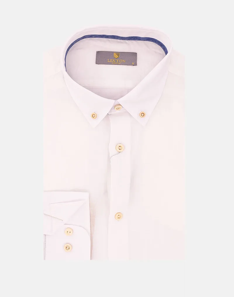 LEXTON ΠΟΥΚΑΜΙΣO 11.35.JAMAICA BUTTON DOWN-WHITE White
