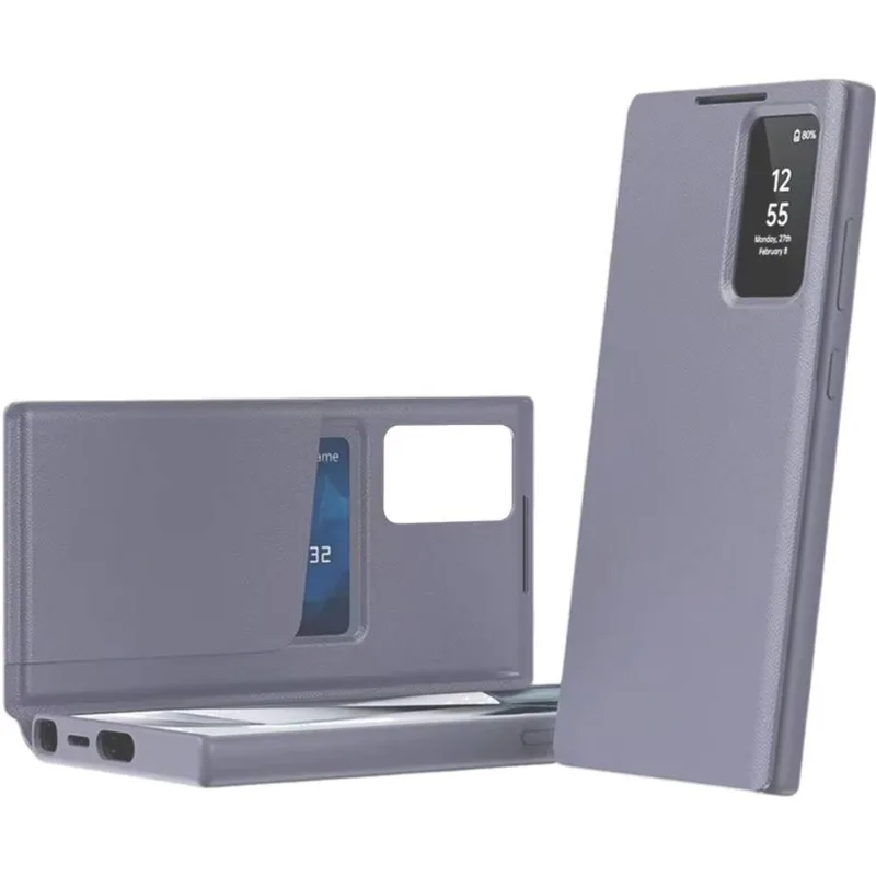 Θήκη Samsung Galaxy S26 Ultra Techsuit SmartView Series Flip με Ενεργό Πορτάκι - Purple (5949419350519)