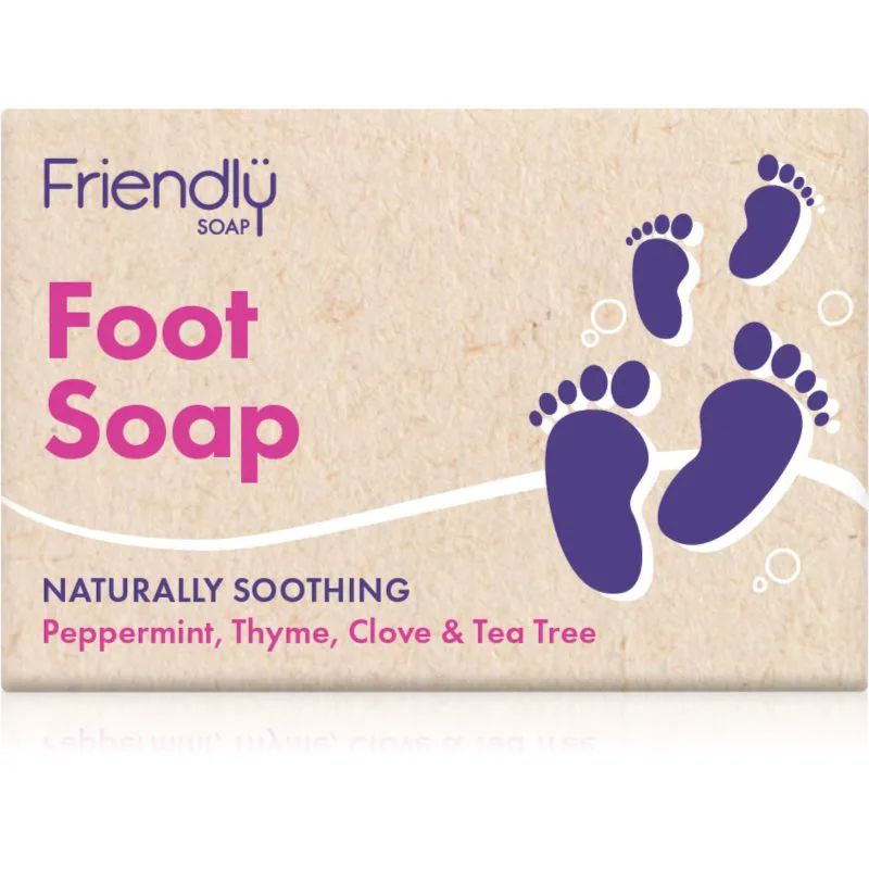 Friendly Soap Foot Soap φυσικό στερεό σαπούνι Για τα πόδια 95 γρ
