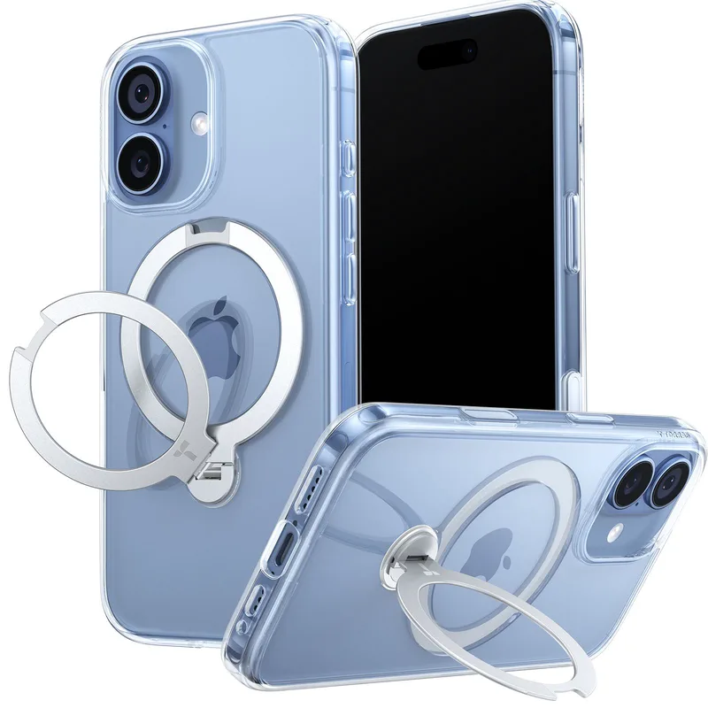 Θήκη Torras Ostand Spin MagSafe Clear iPhone 17
