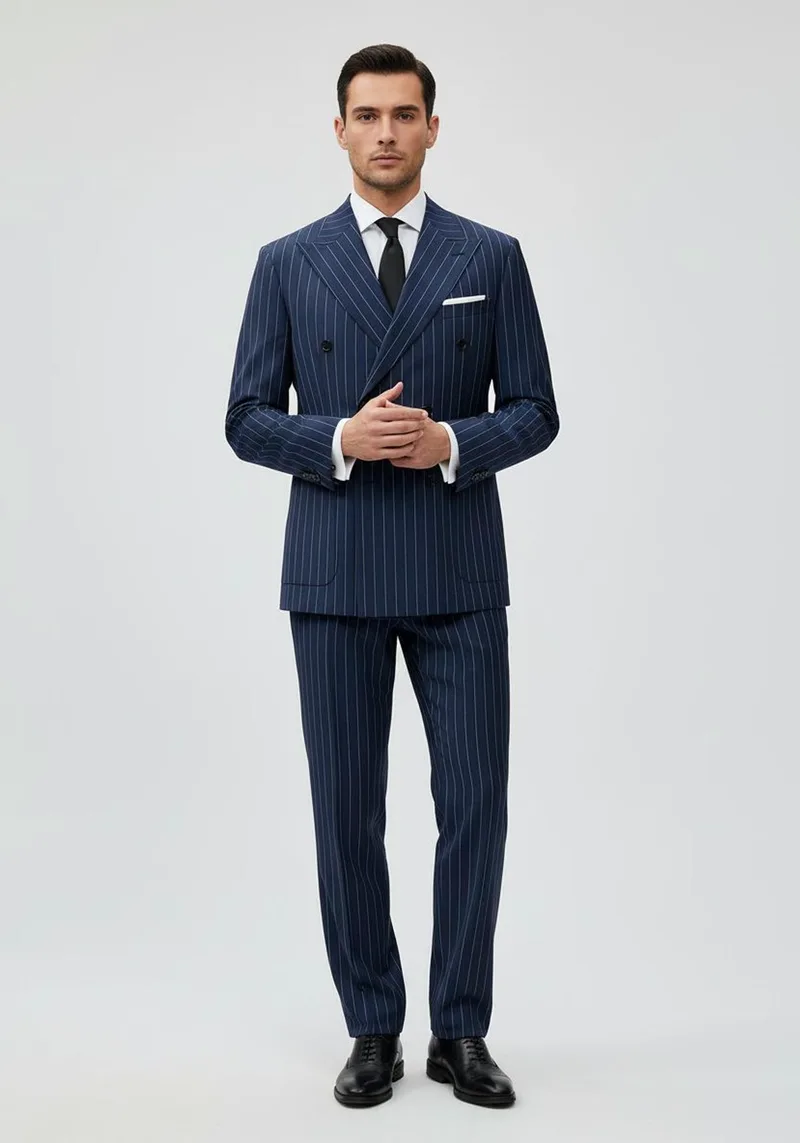 Guy Laroche 2 Pieces Κοστούμι της σειράς Stripe - BZES11129 757E 088 1 Blue