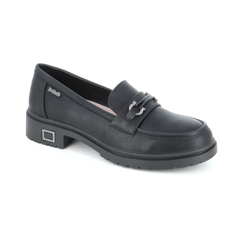 18405 ΓΥΝΑΙΚΕΙΟ ΥΠΟΔΗΜΑ LOAFER, ΜΑΥΡΟ