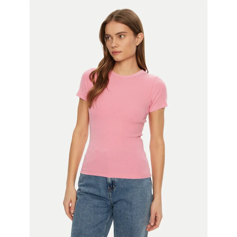 JJXX T-Shirt Frankie 12239962 Ροζ Slim Fit