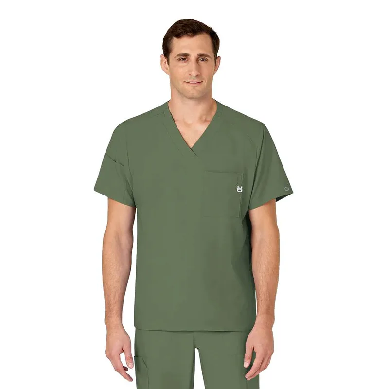 Μπλούζα Ανδρική Υγειονομικών W123 V-Neck Wonderwink Olive