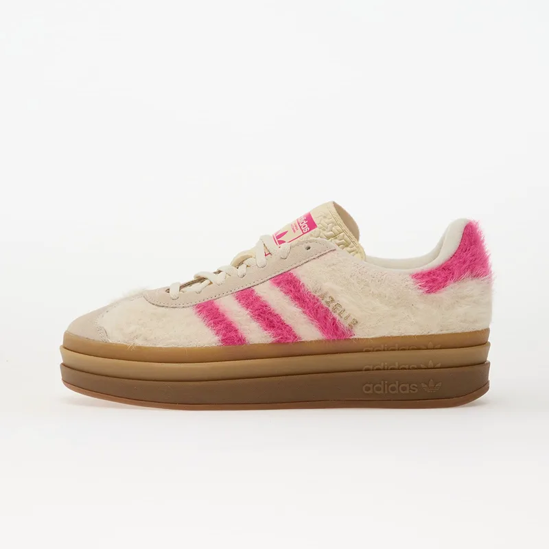Sneakers adidas Gazelle Bold W Crew White/ Shock Ροζ/ Χρυσό Metallic EUR 36