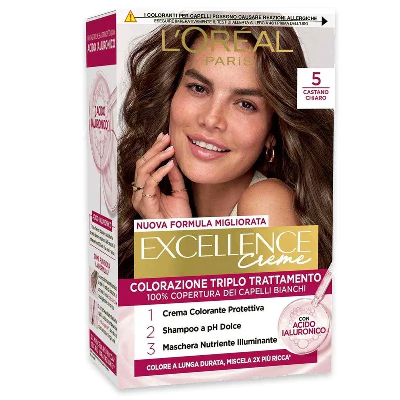 L'Oreal Excellence Triple Treatment Color No. 5 Light Brown