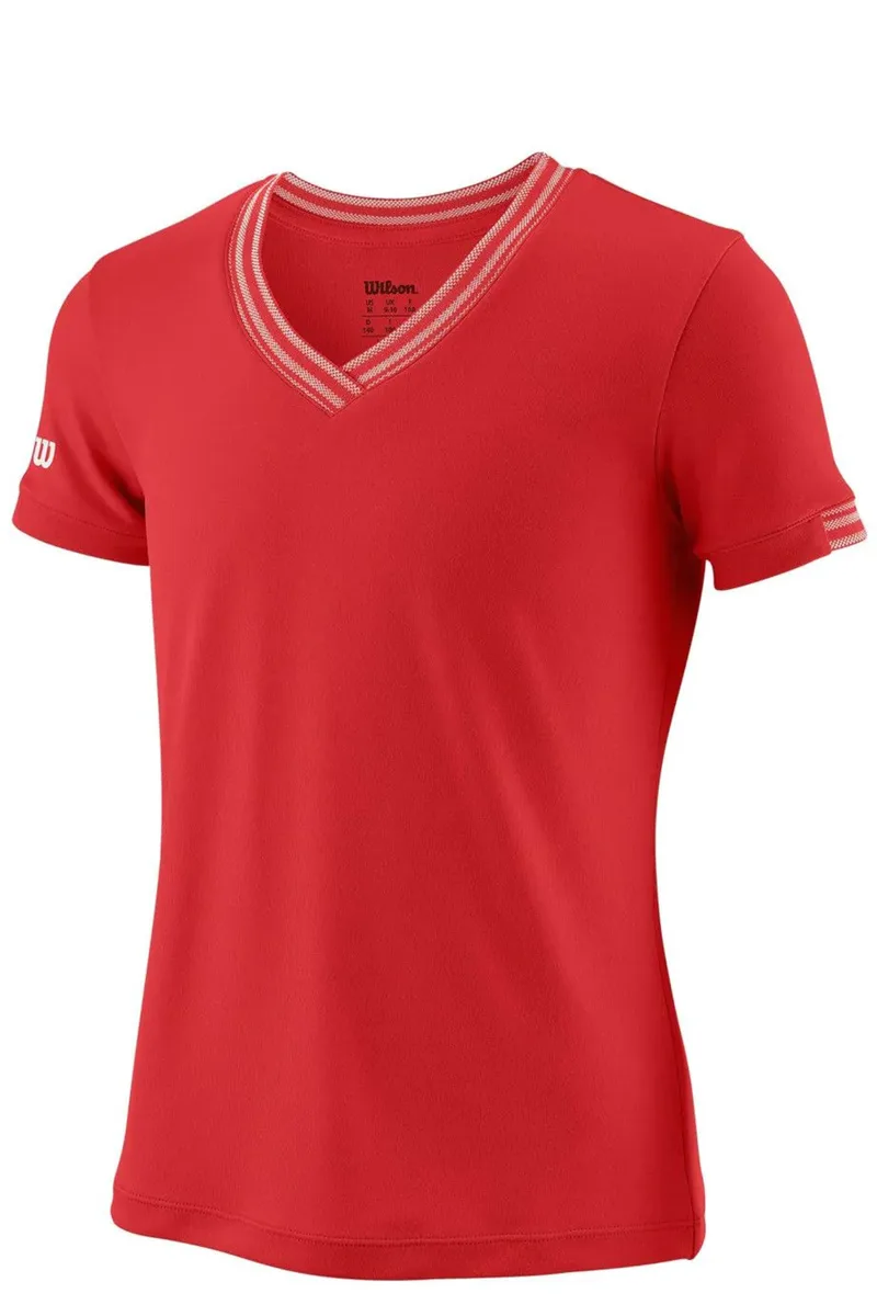 Μπλούζα Κοντομάνικη Wilson G Team V-Neck WRA770102-00 Κορίτσι