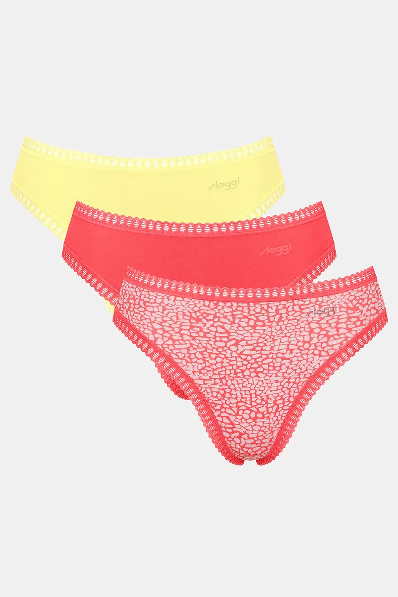 Sloggi γυναικεία εσώρουχα Sloggi GO Crush H High Leg (Συσκ. 3 τεμαχίων)-10219672-V015