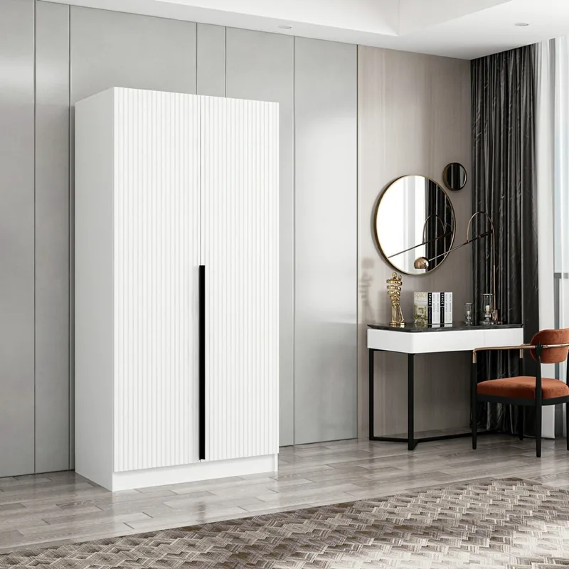 Ντουλάπα Ρούχων Kale Plus Membrane White - 210 506Mnr2179 (90x210x52 cm)