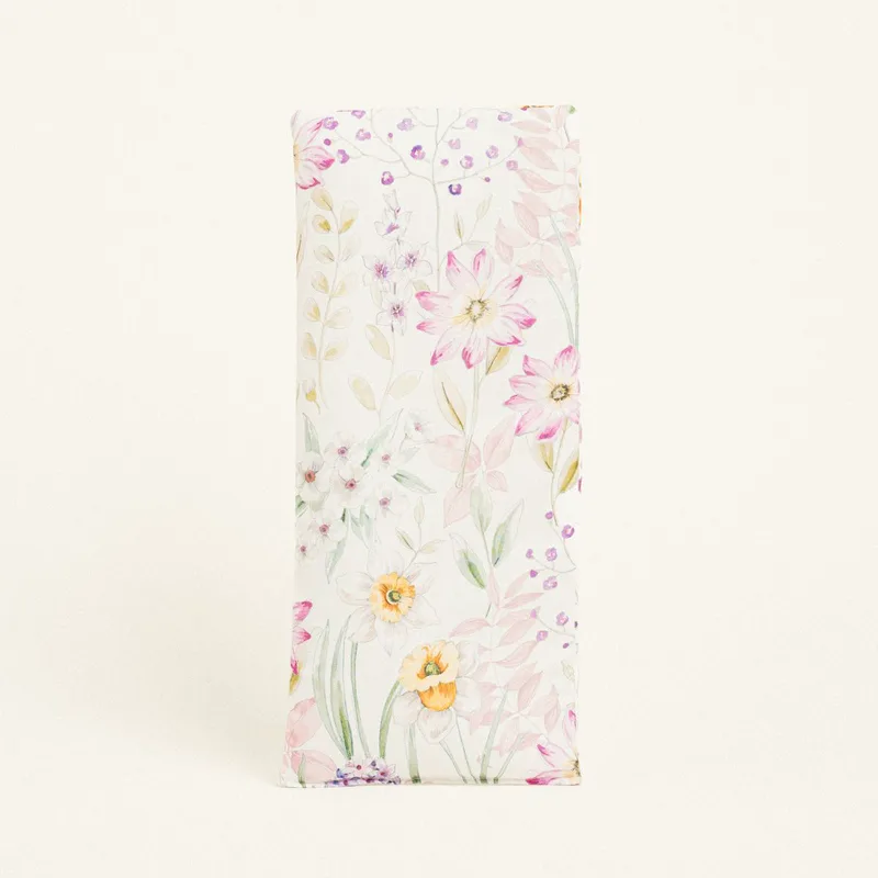 Beauty Home ΔΙΑΚΟΣΜΗΤΙΚΟ ΛΑΜΠΑΔΑΣ 45 x 22 cm ΠΟΠΛΙΝΑ ΑΝΘΗ ΣΕ ΛΙΛΑ ΑΠΟΧΡΩΣΕΙΣ