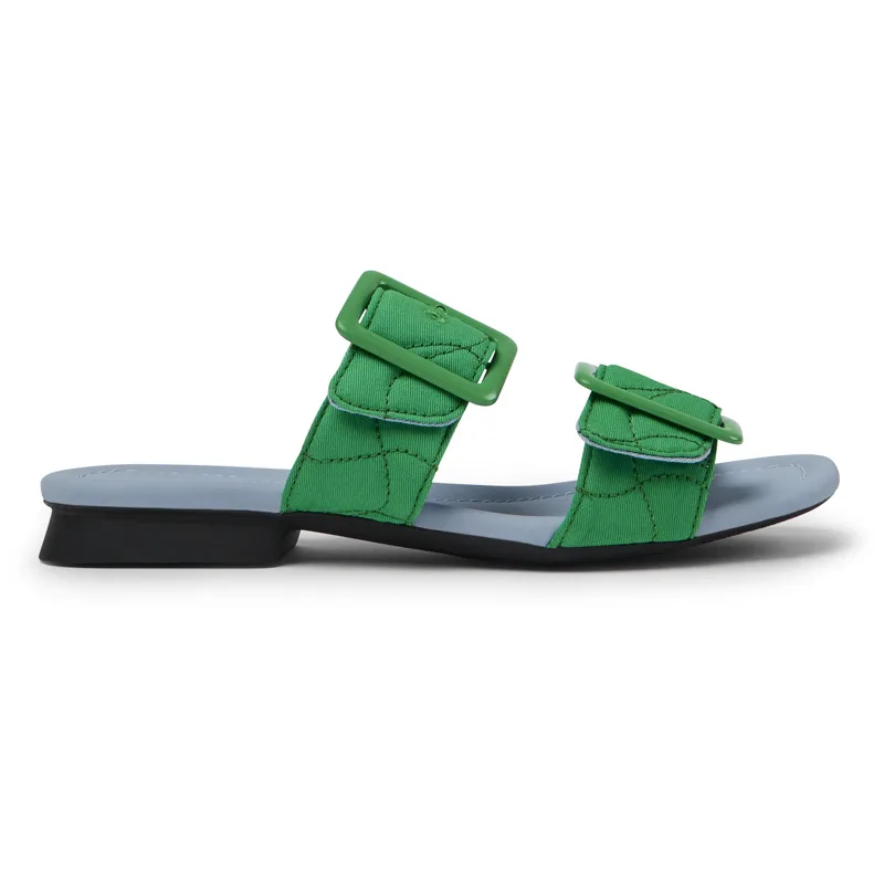 CAMPER Casi Myra - Πέδιλα Για Γυναικεία - Πράσινο, Μέγεθος 37, Cotton fabric