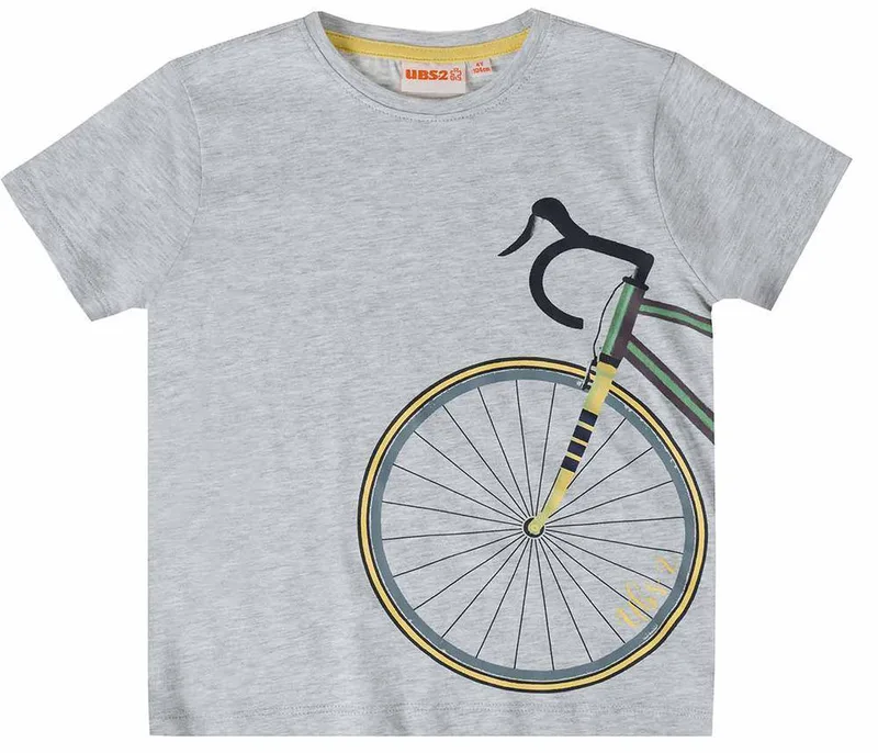 T-SHIRT UBS2 E219338-999 ΓΚΡΙ ΜΕΛΑΝΖΕ (3 ΕΤΩΝ)-(98 CM)