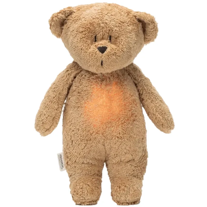 Moonie The Ultimate 8 in 1 Baby Sleep Aid Κωδ M-MCA2 Επαναφορτιζόμενο Βοήθημα Ύπνου με Ηχογράφηση & Αισθητήρα Κλάματος από Οργανικό Βαμβάκι 1 Τεμάχιο - Cappuccino