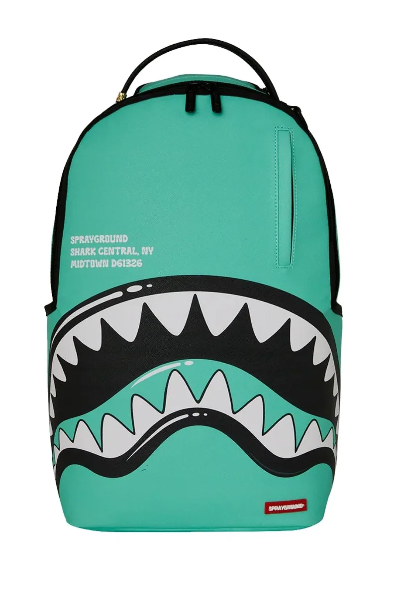 SPRAYGROUND Σακίδια πλάτης - Backpacks SHARK CENTRAL BUBBLY LIGHT BLUE DLXSV BACKPACK - MULTI-B8726-MULTI