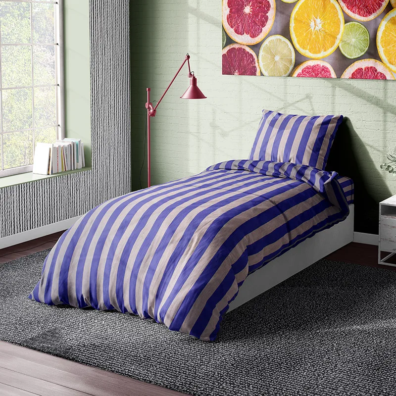 Σεντόνι Μονό (Σετ 2 Τμχ) 160X240 Dimcol Stripes 157 Χωρίς Λάστιχο (160x240)