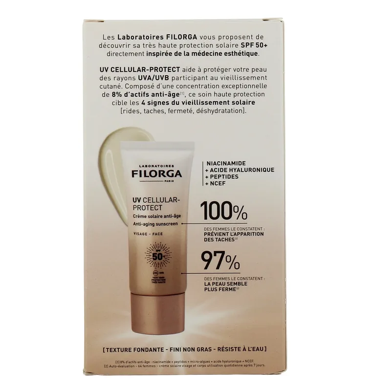 Filorga UV Cellular-Protect Anti-Age Sunscreen SPF50+ + Free Anti-Age Serum 45ml