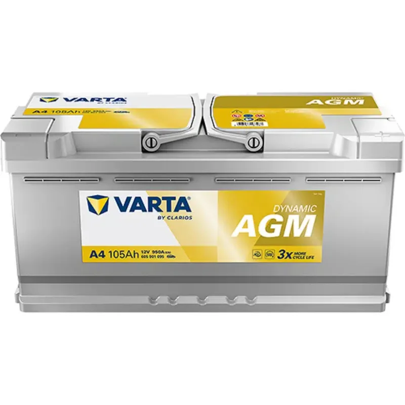 Μπαταρία Αυτοκινήτου VARTA Dynamic AGM A4 12V 105Ah 950A (EN)