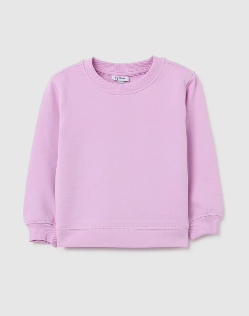OVS SWEATER ROUND MOD.A BCI 2444936-PHALAENOPSIS Lilac