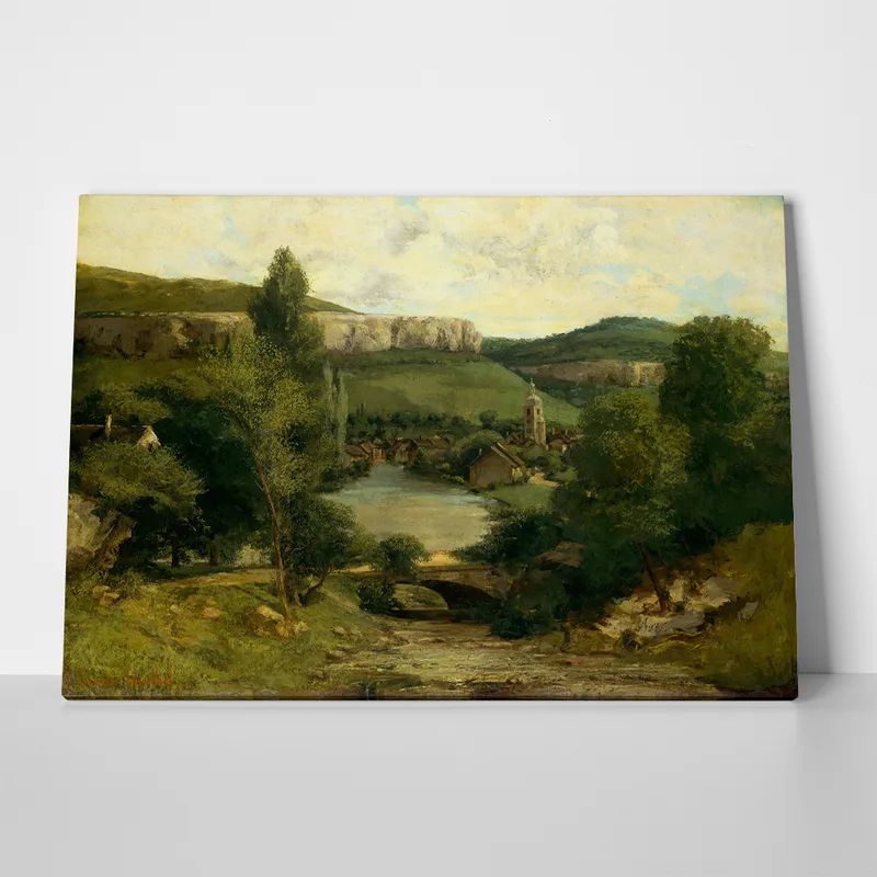 Πινακας Σε Καμβά GUSTAVE COURBET – VIEW OF ORNANS