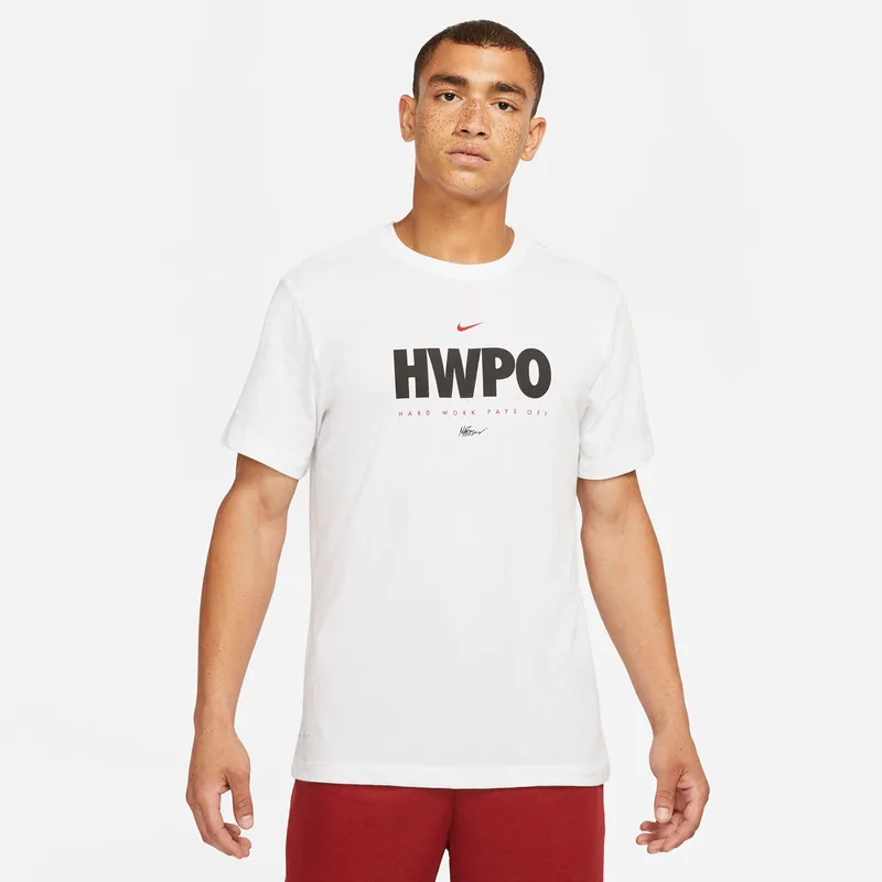 NIKE DRI-FIT "HWPO" TRAINING T-SHIRT ΑΣΠΡΟ
