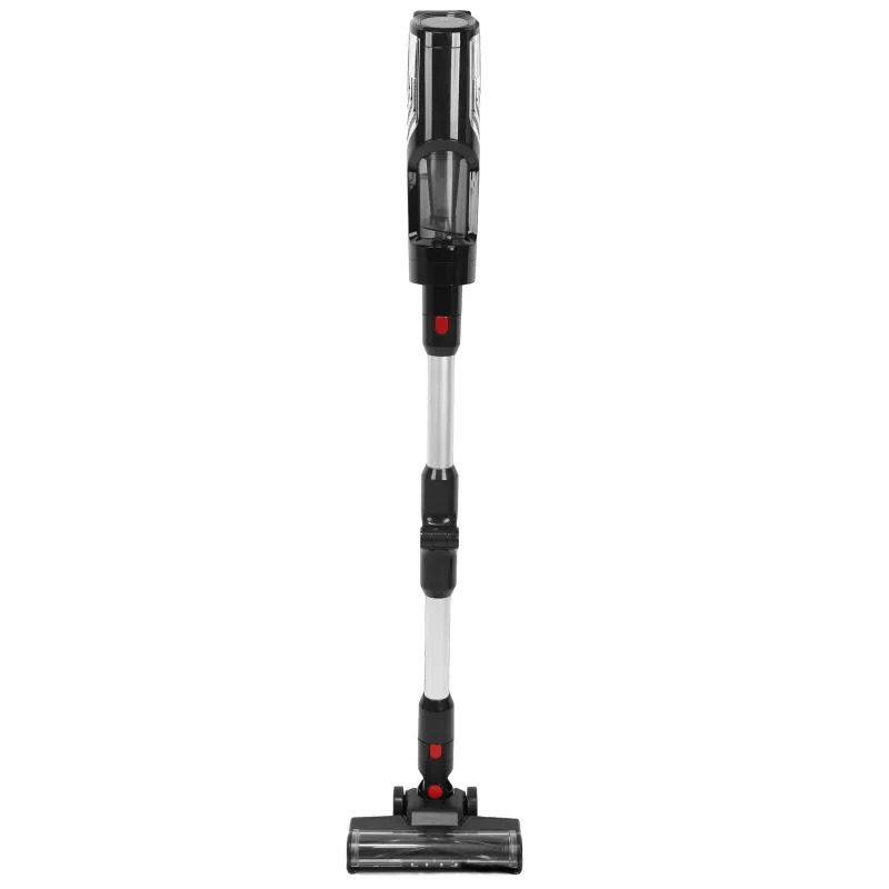 Ασύρματη ηλεκτρική σκούπα Oliver Voltz OV51001Q, 250W, Li-ion 2200 mAh, 3 ταχύτητες, 0.6 l, 25 kPa, Οθόνη αφής, Μαύρο
