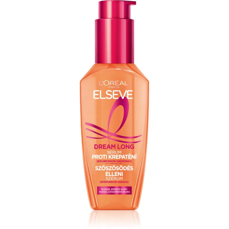 L’Oréal Paris Elseve Dream Long Sleek φροντίδα χωρίς ξέβγαλμα για μακριά μαλλιά 100 ml