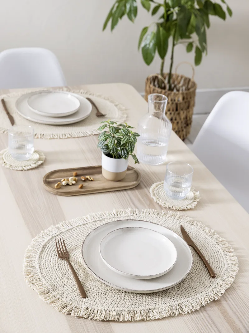 Σουπλά Nima Artisan Natural Εκρού 35x50