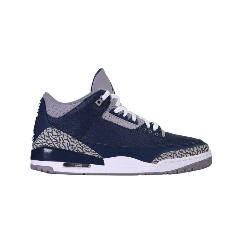 Sneakers Nike Baskets Air Jordan 3 Retro Georgetown cuir