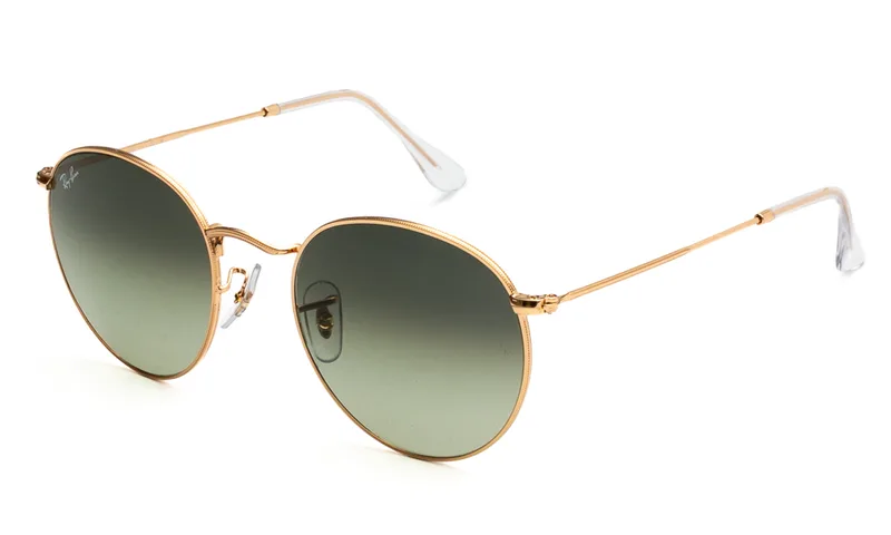 RAY BAN ΓΥΑΛΙΑ ΗΛΙΟΥ RAY BAN ROUND METAL 3447 001/BH 5321 3447 Χρυσό
