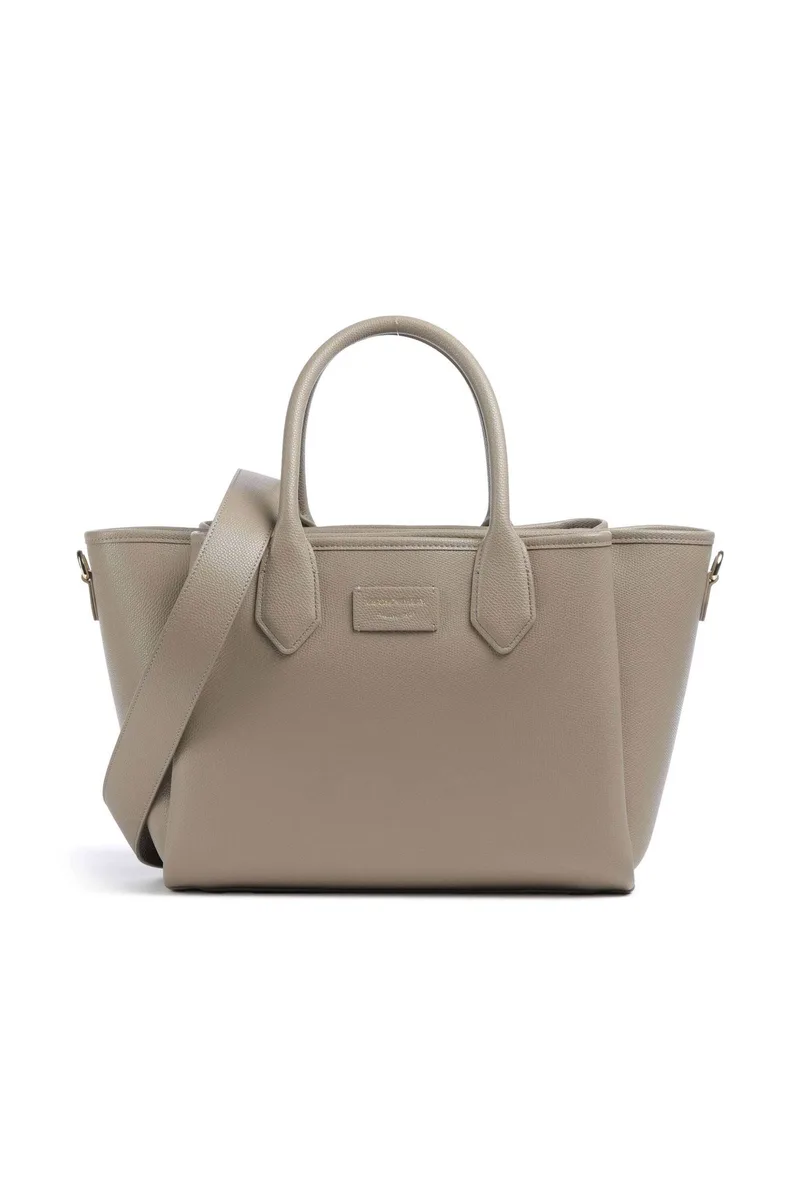 Emporio Armani γυναικεία τσάντα χειρός με λογότυπο - EW002329AF17799 Taupe