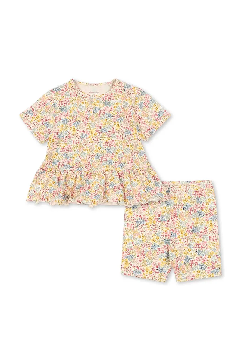 Konges Sløjd σετ παιδικό με βαμβάκι BASIC FRILL SET GOTS