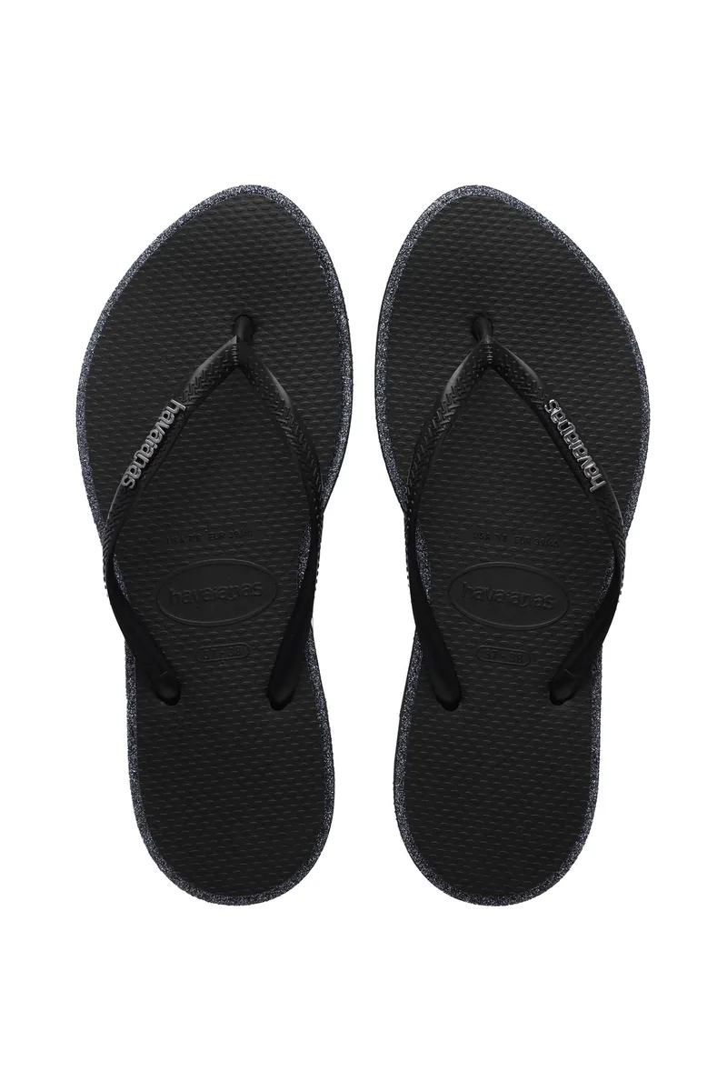 Havaianas γυναικείες σαγιονάρες "Slim Point Glitter" - 4150157 Μαύρο