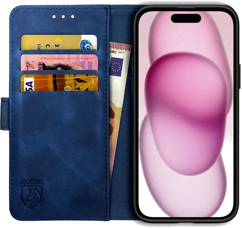 Κόκκινο Element PU Θήκη Πορτοφόλι Apple iPhone 15 Plus - Blue (8719246401329)