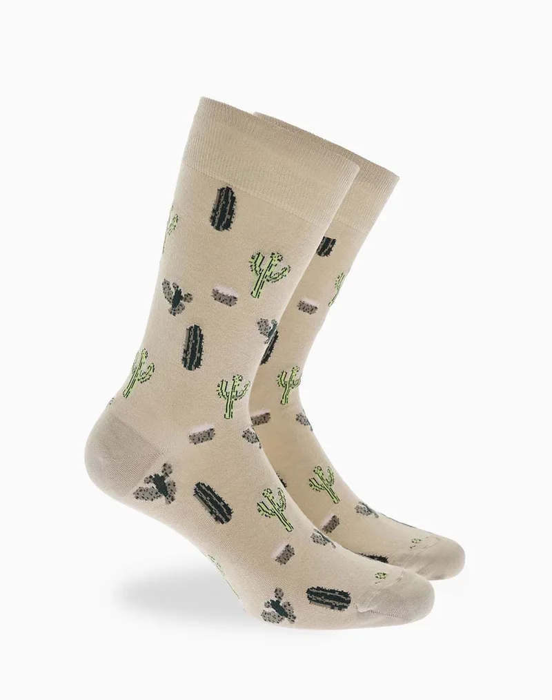 WALK ΑΝΔΡΙΚΕΣ ΚΑΛΤΣΕΣ BAMBOO ΜΕ ΣΧΕΔΙΟ W304-50-19 Biege