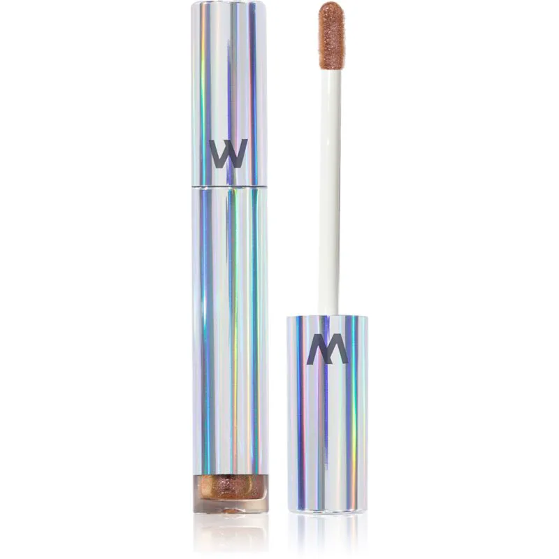 WONDERSKIN Wonder Blading Top Gloss λιπ γκλος με στρας απόχρωση Χρυσό Glitter 4 ml