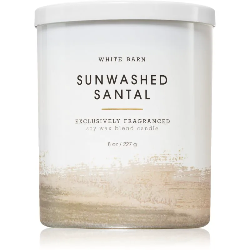 Bath & Body Works Sunwashed Santal αρωματικό κερί 227 ml