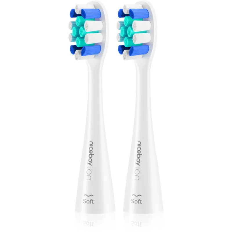 Niceboy ION Sonic Lite ανταλλακτική κεφαλή μαλακό White 2 τμχ