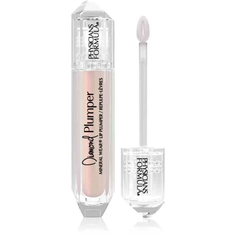 Physicians Formula Mineral Wear® Diamond Plumper γυαλιστικό για όγκο των χειλιών απόχρωση Light Ροζ Princess Cut 5 ml
