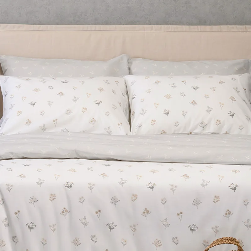 Μαξιλαροθήκες Σετ 50x70 Melinen Ultra Spring Grey