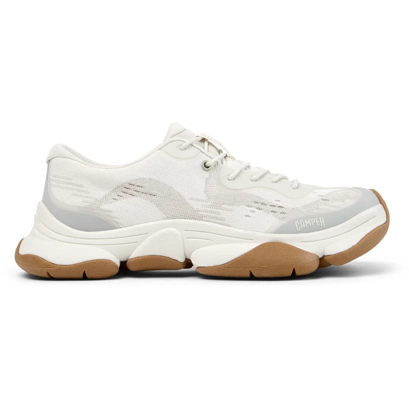 CAMPER Karst 2 - Casual παπούτσια Για Ανδρικα - Λευκό,Μπεζ, Μέγεθος 40, Cotton fabric