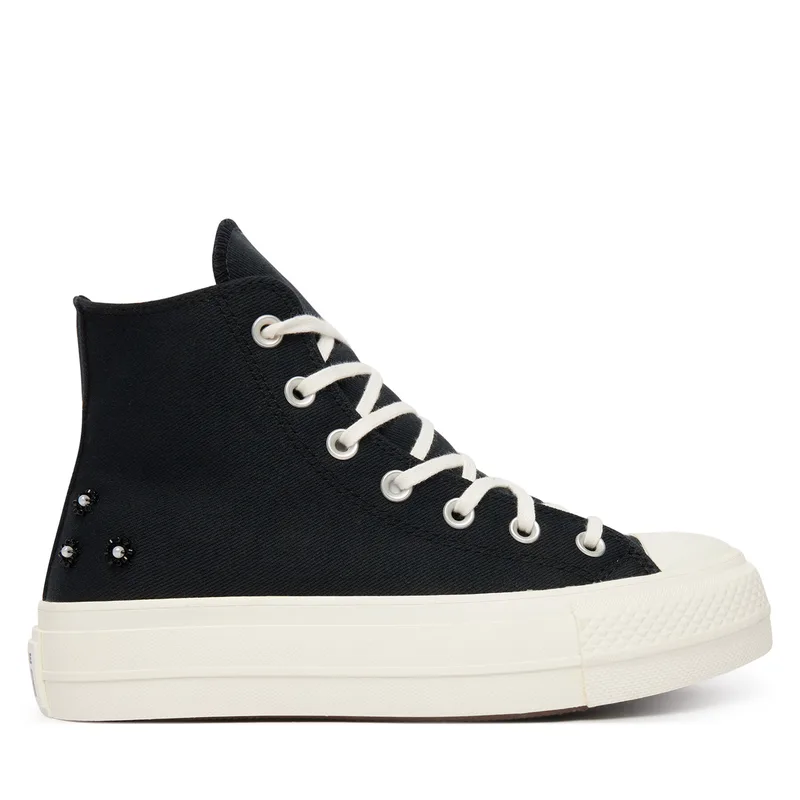 Sneakers Converse Chuck Taylor All Star Lift Platform Beads A17787C Μαύρο